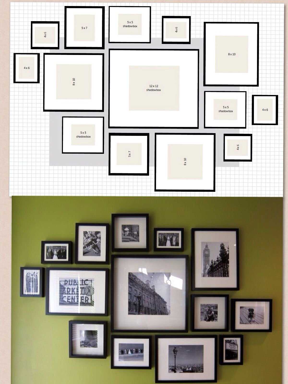 200+ лучших идей оформления стены фотографиями в 2022