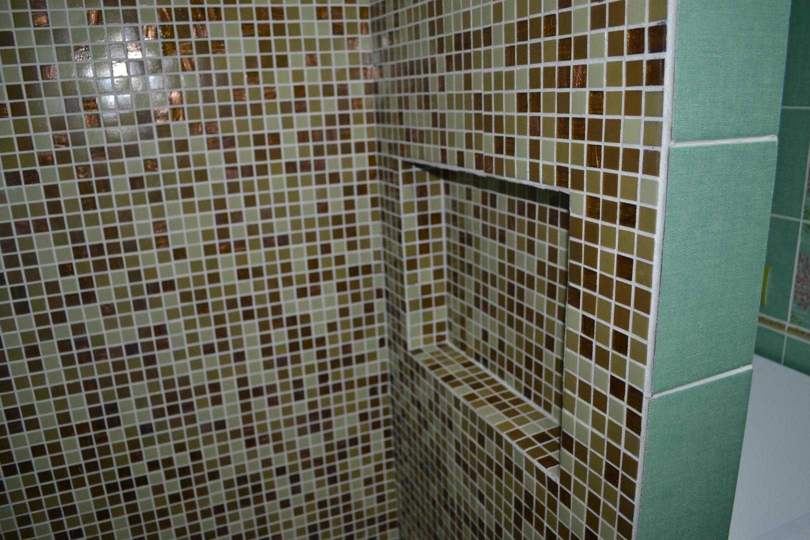 Технология укладки плитки мозаики на пол