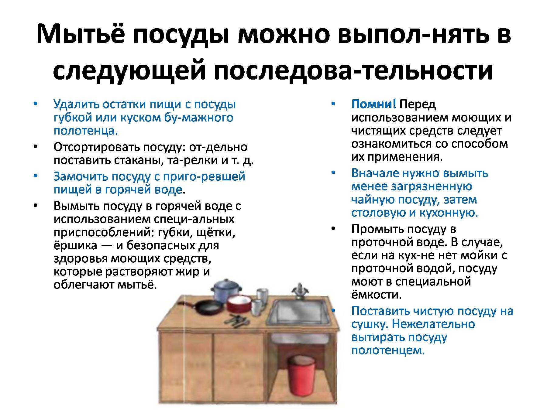 Правила мытья посуды, которые не требуют много времени, а значит, поднимают настроение