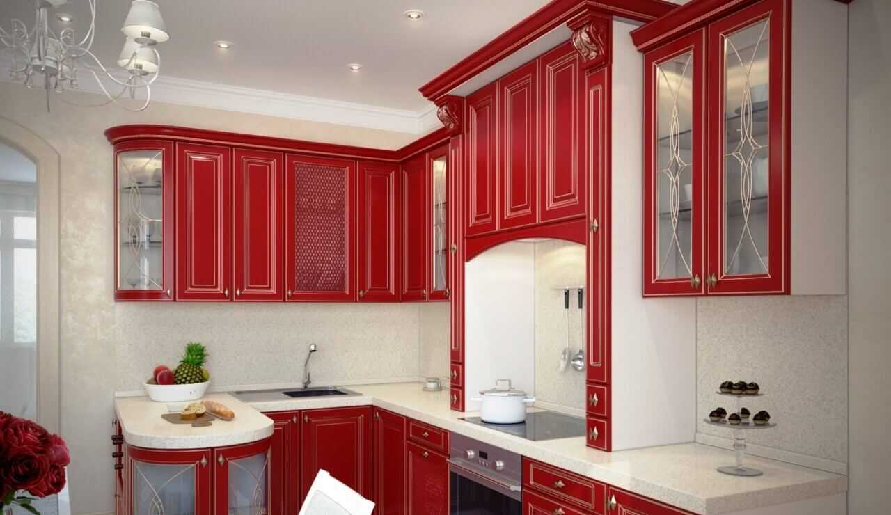 Красная кухня. советы по созданию. 120 фото | lookcolor