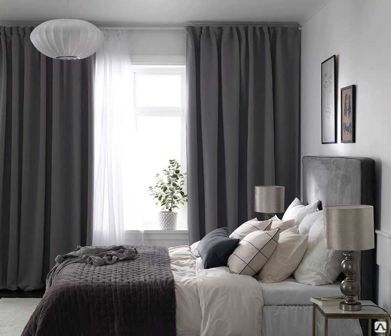 Серые шторы в интерьере квартиры: виды, ткани, стили, сочетания, дизайн и декор