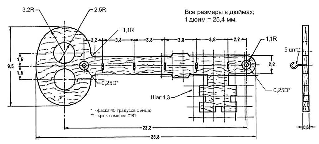 Настенная ключница своими руками: 7 идей и мастер-класс