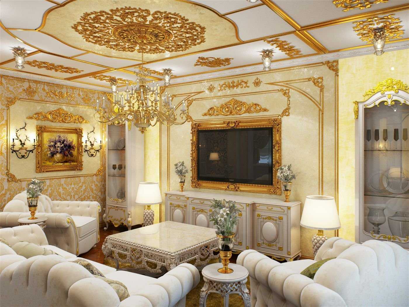 Стиль барокко в интерьере: дизайн - 42 фото