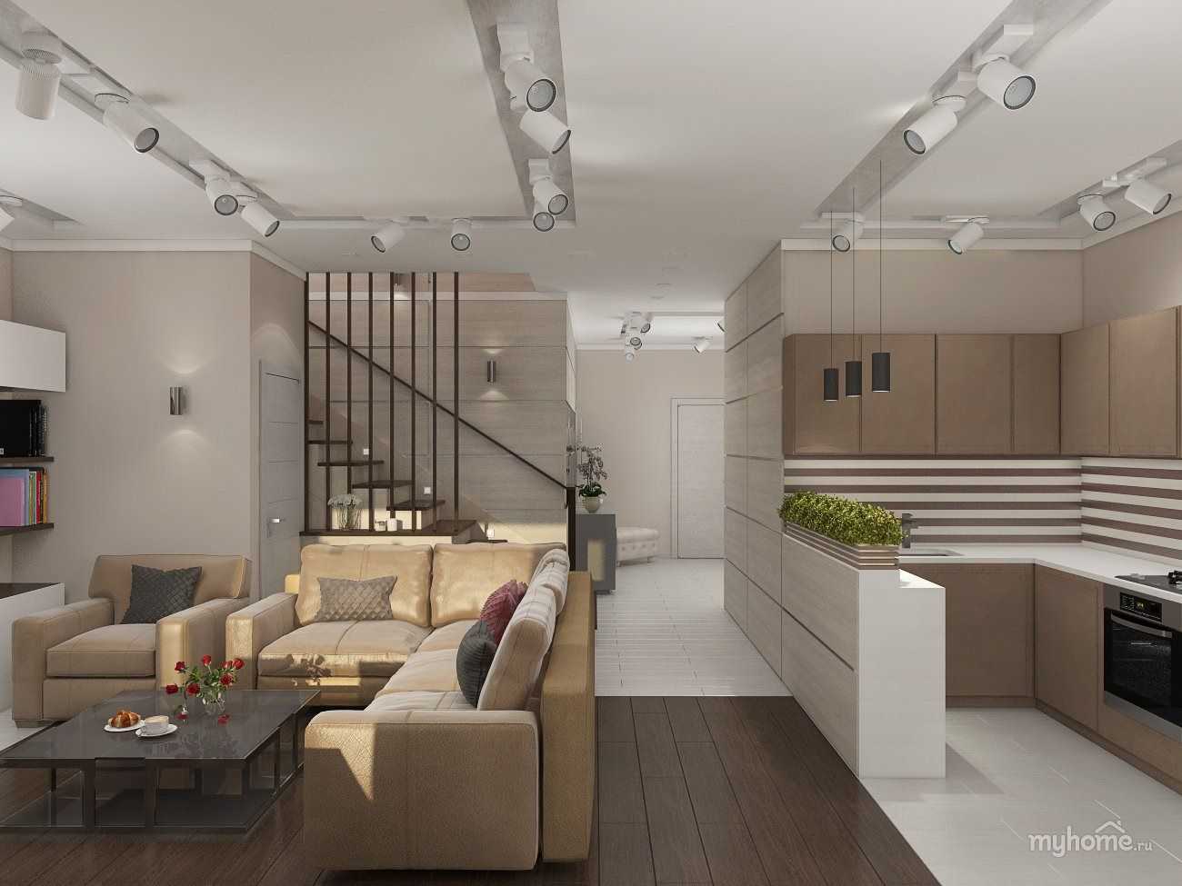 Дизайн таунхауса: 155+ (фото) проектов для современного интерьера