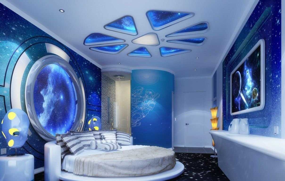 Космический стиль в интерьере