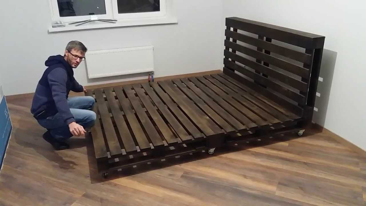 Как изготовить кровать из поддонов. подробный мастер-класс с фото - дивангуру