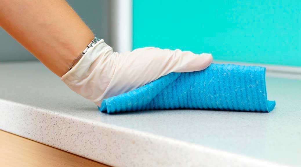 5 способов чистки и дезинфекции кухонной столешницы