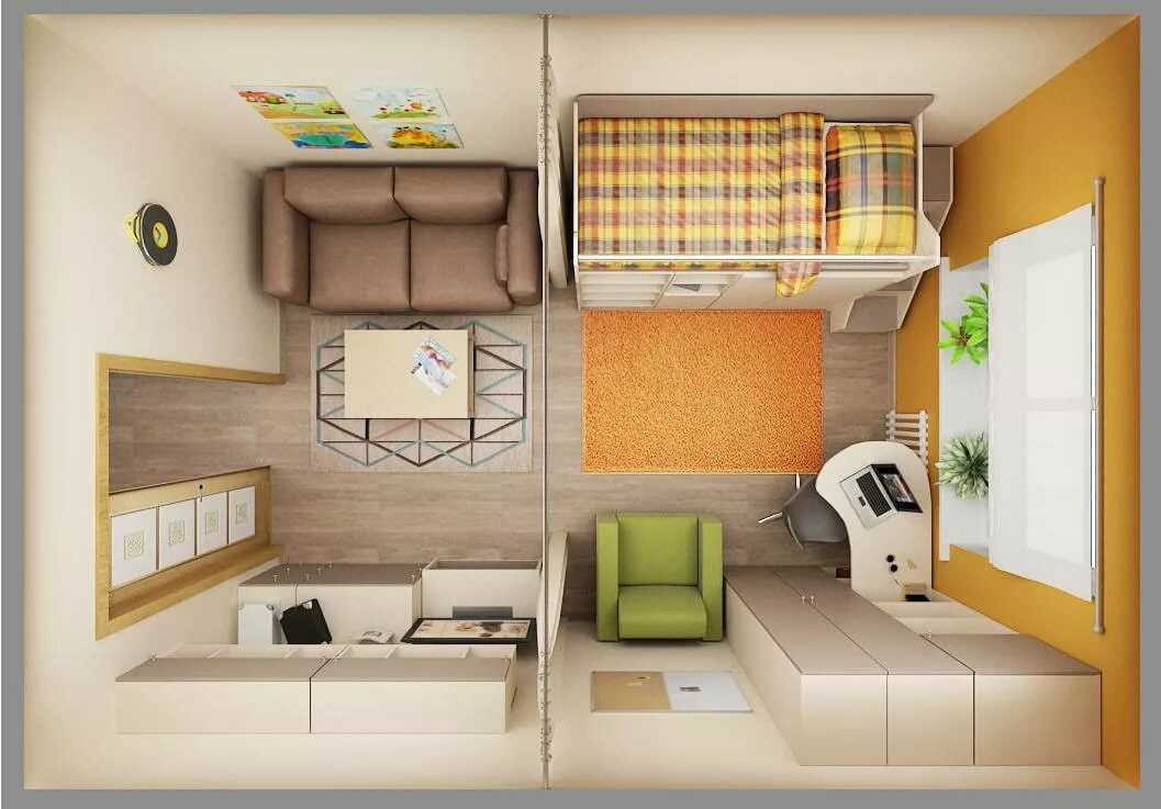 Детская 12 кв. м: 4 фото-тура по реальным комнатам мальчиков и девочек