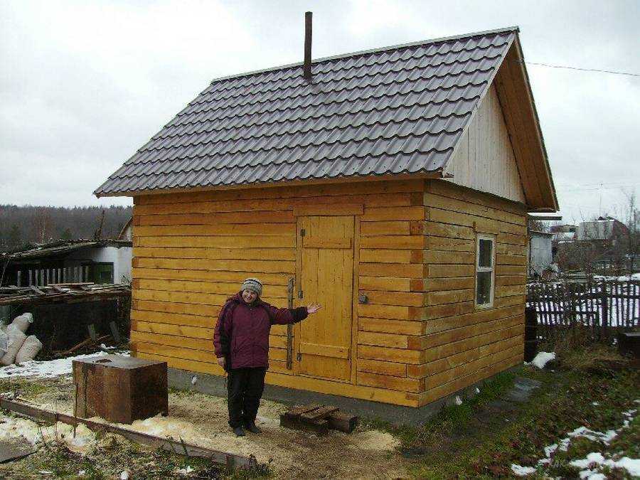 Из чего лучше строить баню?