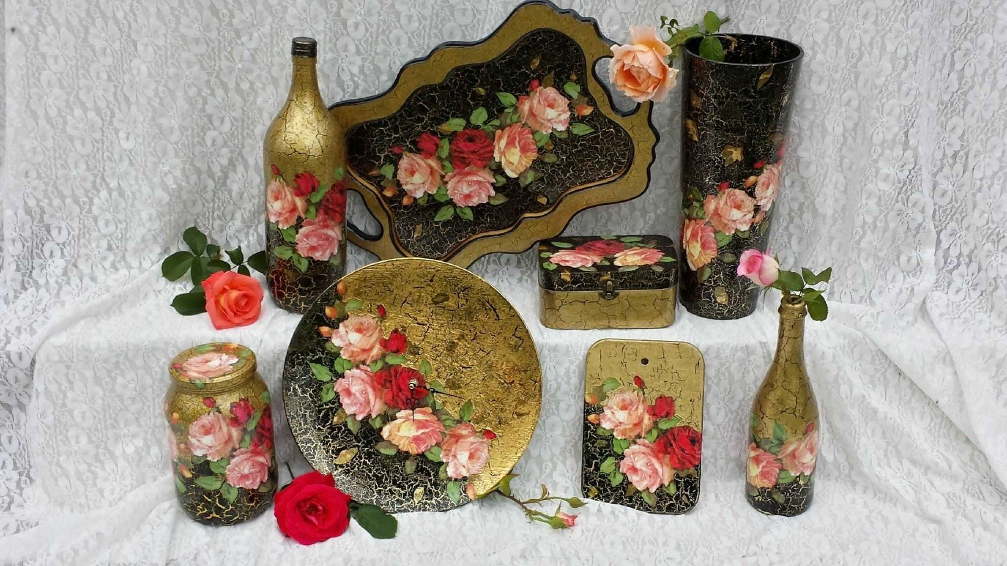 Декупаж салфетками для начинающих пошагово с фото