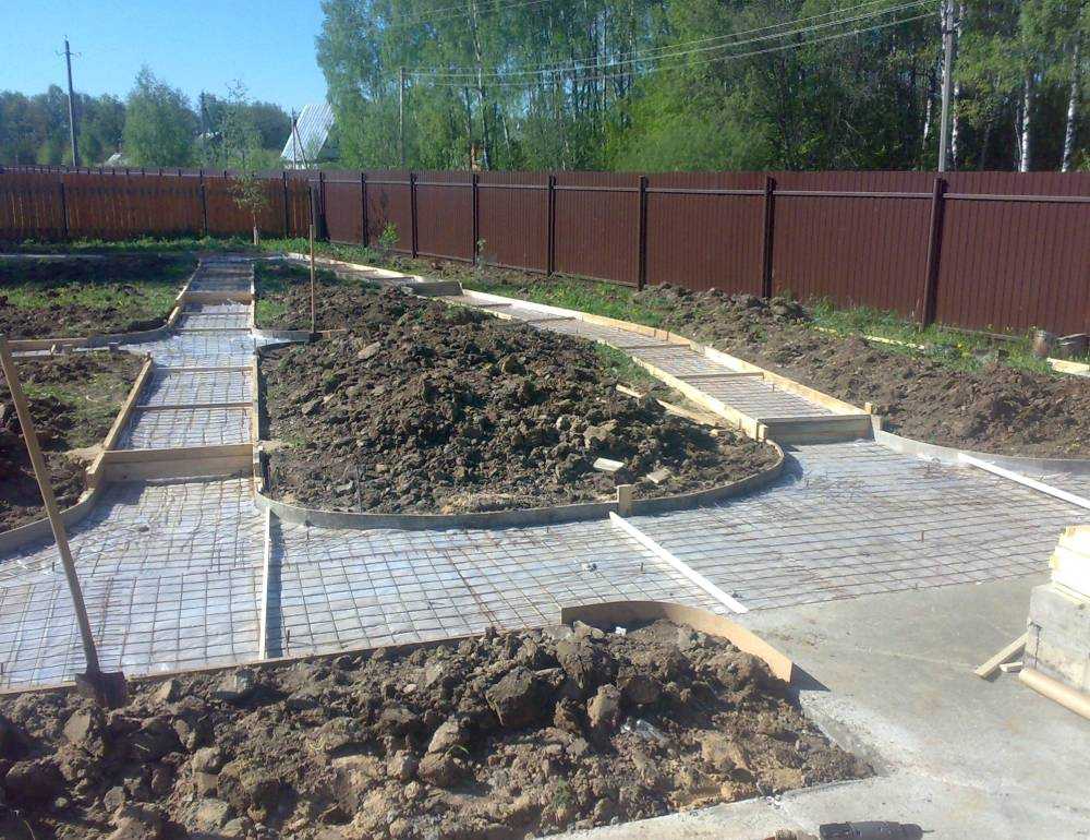 12 советов по укладке садовых дорожек из бетона своими руками
