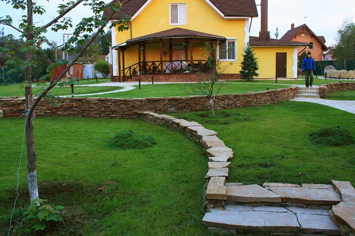 Участок под склоном и с уклоном, советы по ландшафтному дизайну