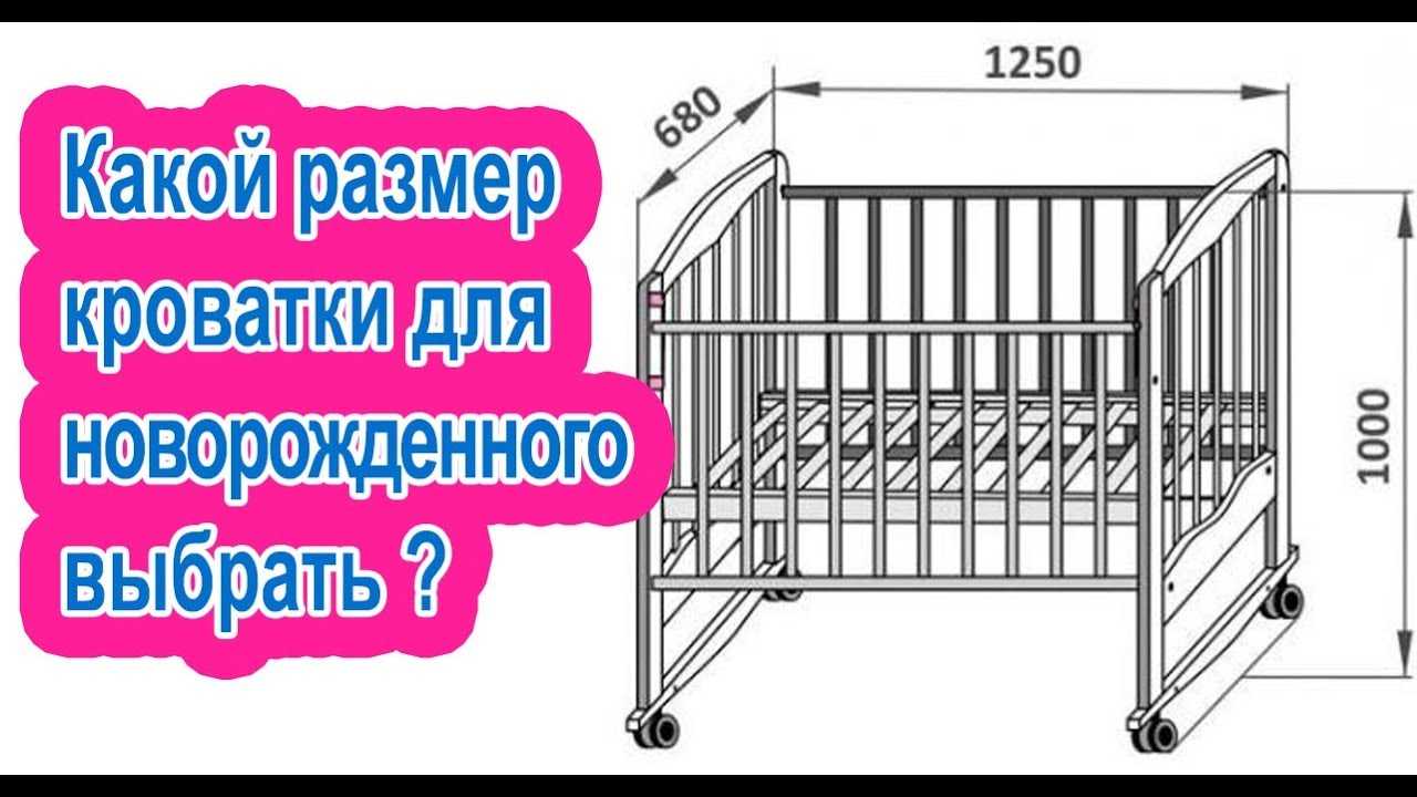 Размеры детских кроватей для новорожденных, школьников, подростков