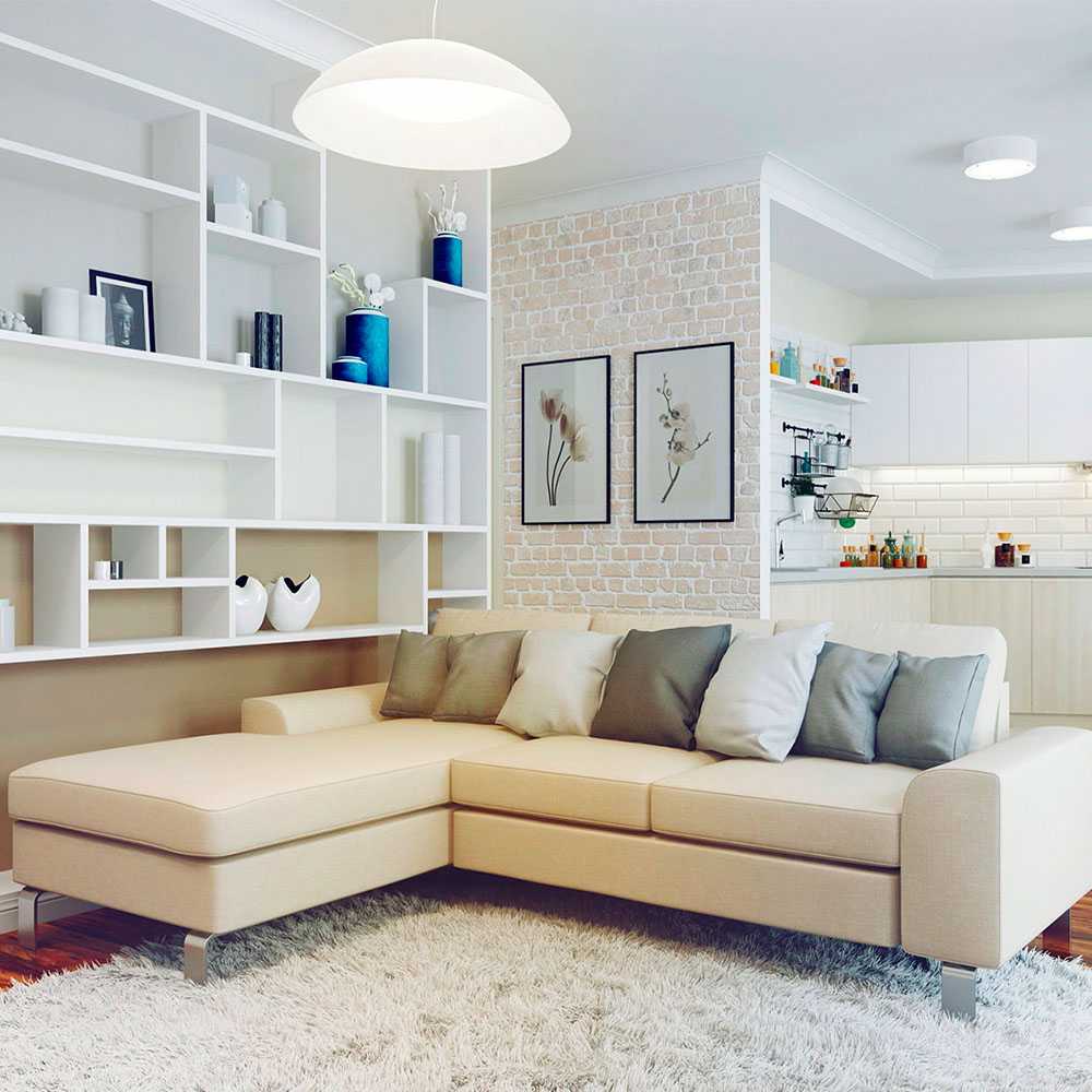 Белый диван в интерьере: 75 интересных идей с фото