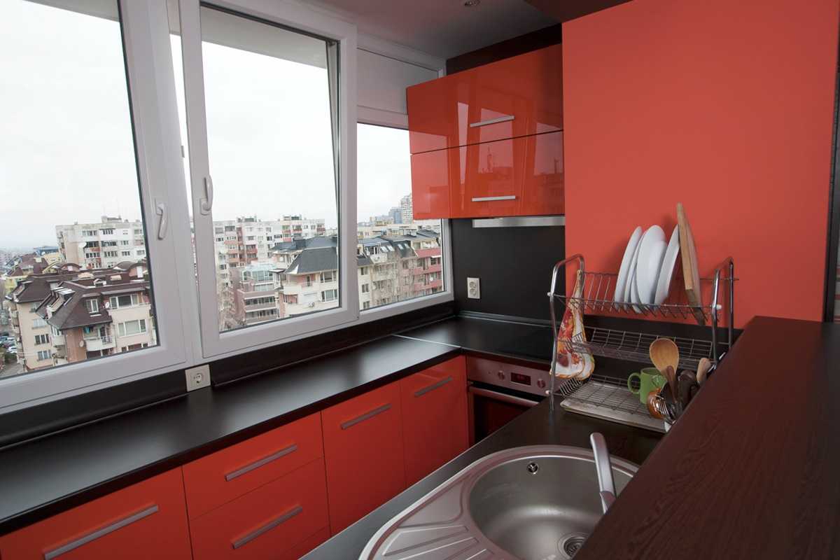Кухня на балконе или лоджии: варианты оформления дизайна, фото идеи