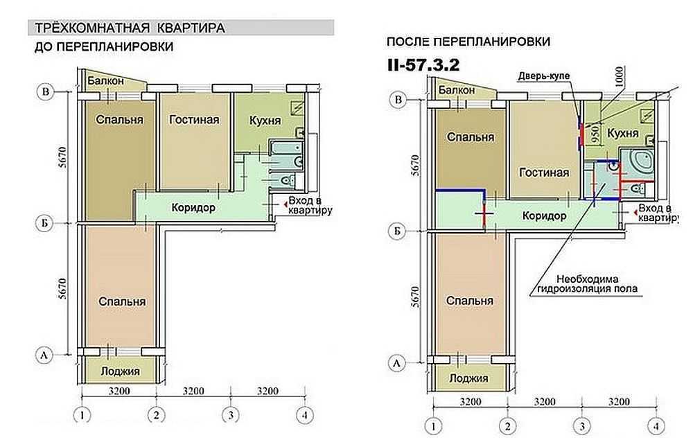 Оформляем дизайн трехкомнатной хрущевки и делимся советами специалистов Варианты перепланировки интерьера для каждой комнаты