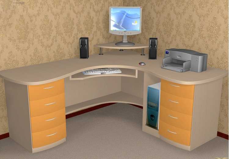 🖥 угловой компьютерный стол: разновидности, материалы, преимущества, недостатки, выбор