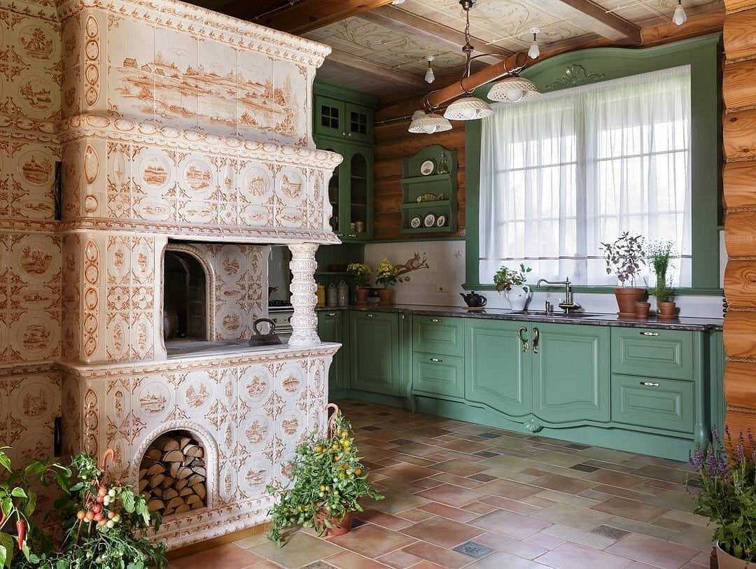 Фото русских печей в современном интерьере